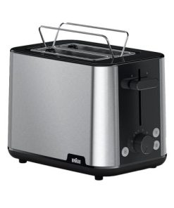 n2 fentes, 8 réglages de brunissage, chauffe-pain intégré, boutons de décongéla